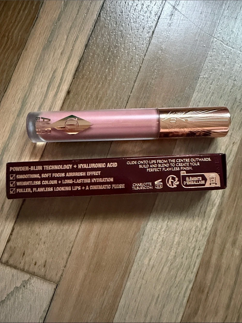 Charlotte Tilbury Airbrush Lip Blur Liquid Lipstick — Pillow Talk Blur